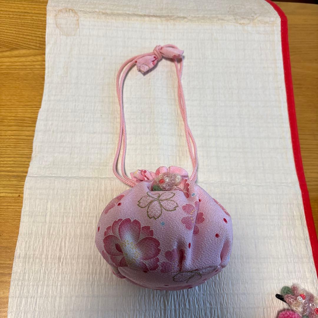 七五三　JAPAN style 三歳　 着物被布六点セット