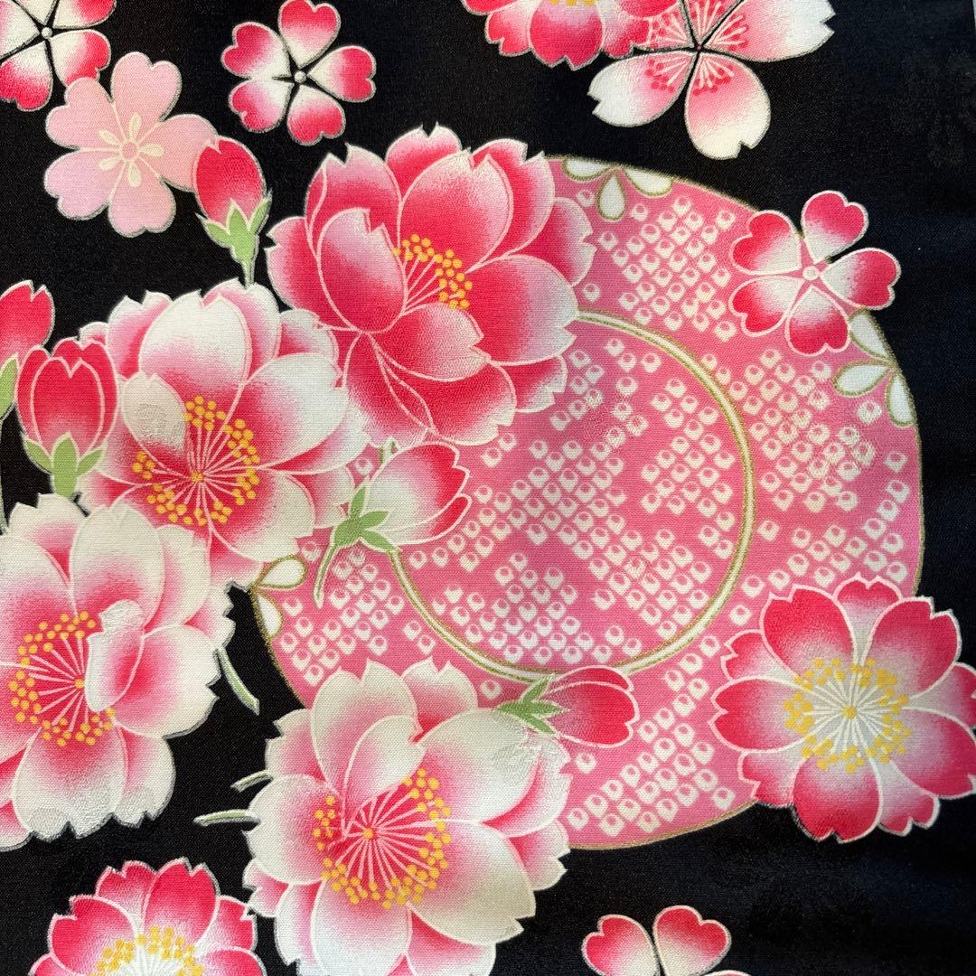 七五三　JAPAN style 三歳　 着物被布六点セット