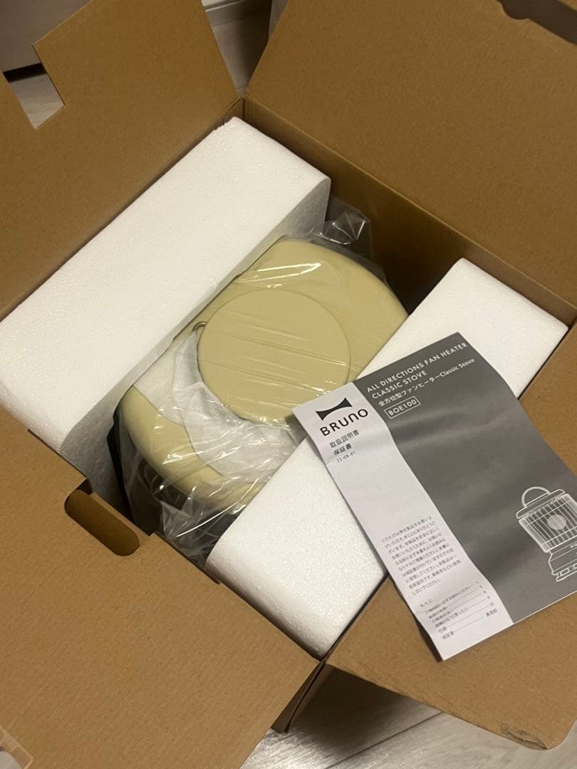 ブルーノ　全方位型ファンヒーター