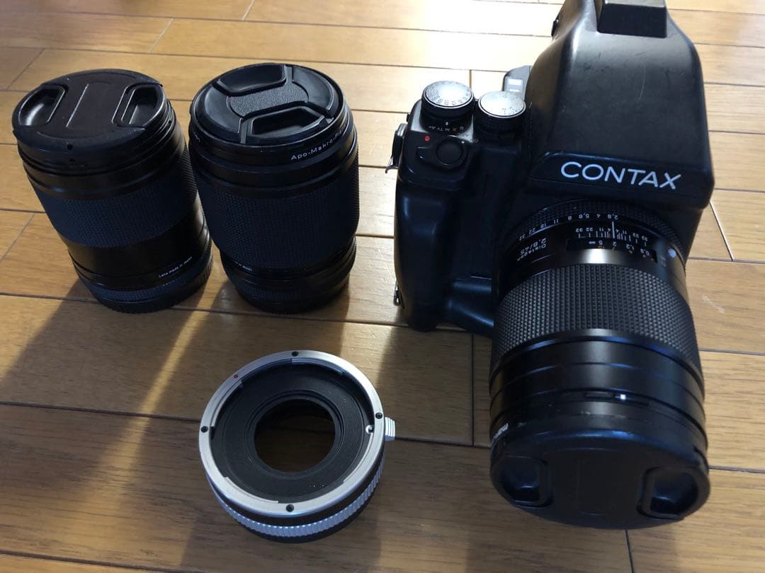 contax 645 レンズ3本セット(マウントアダプター&レンズ)