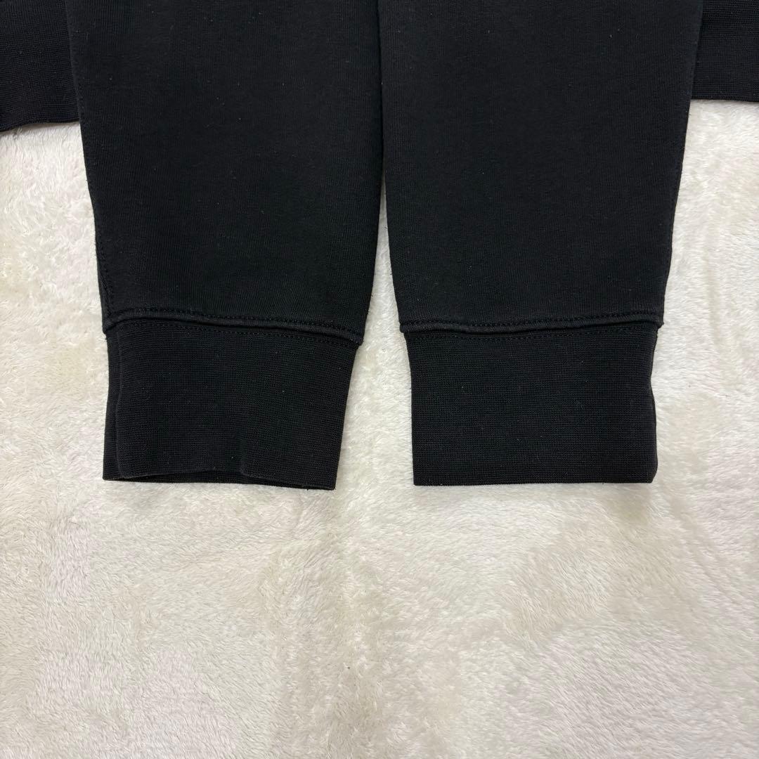 美品✳︎ポロラルフローレンサイドリブスウェットトレーナーブラック白ポニー正規品