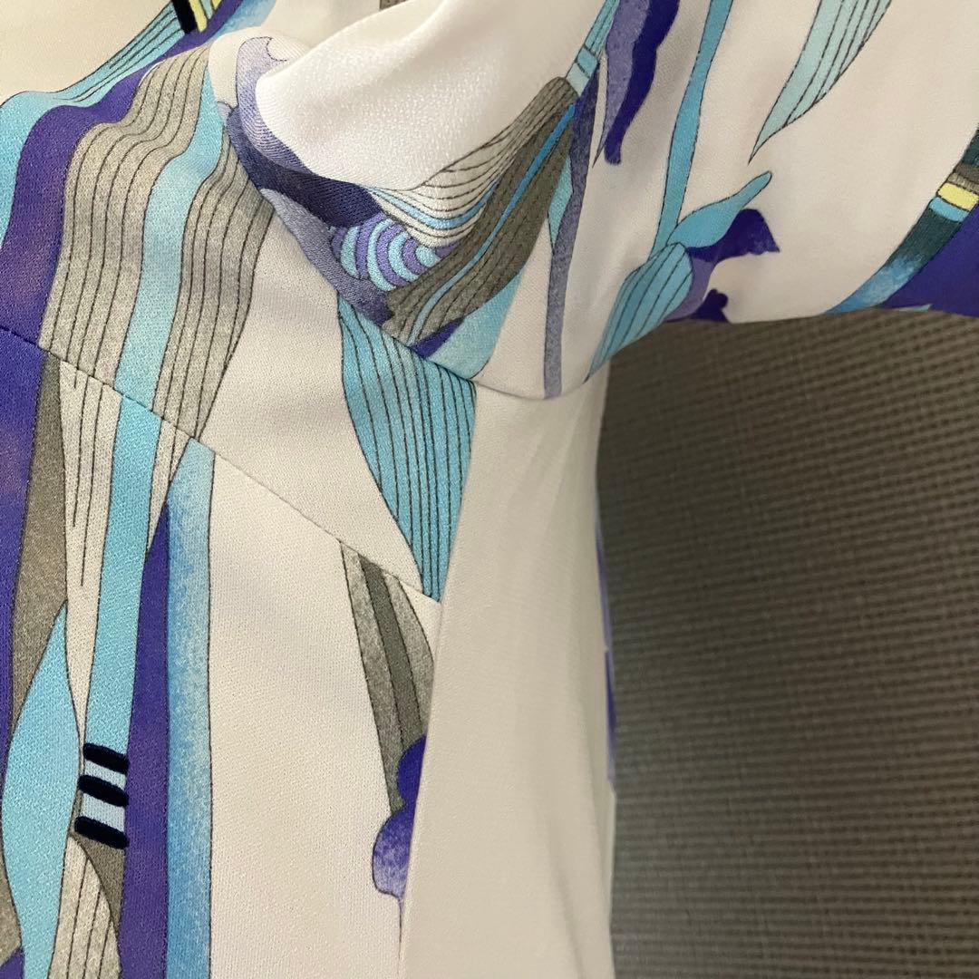 レオナール カンカン ワンピース 花柄 40