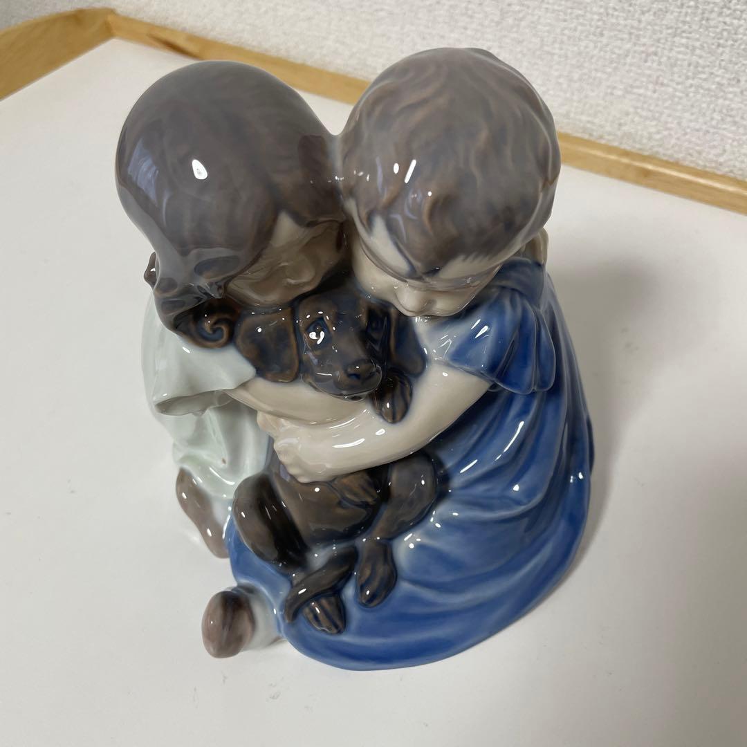 ＊Children with puppy＊高さ１５cm・ Copen・