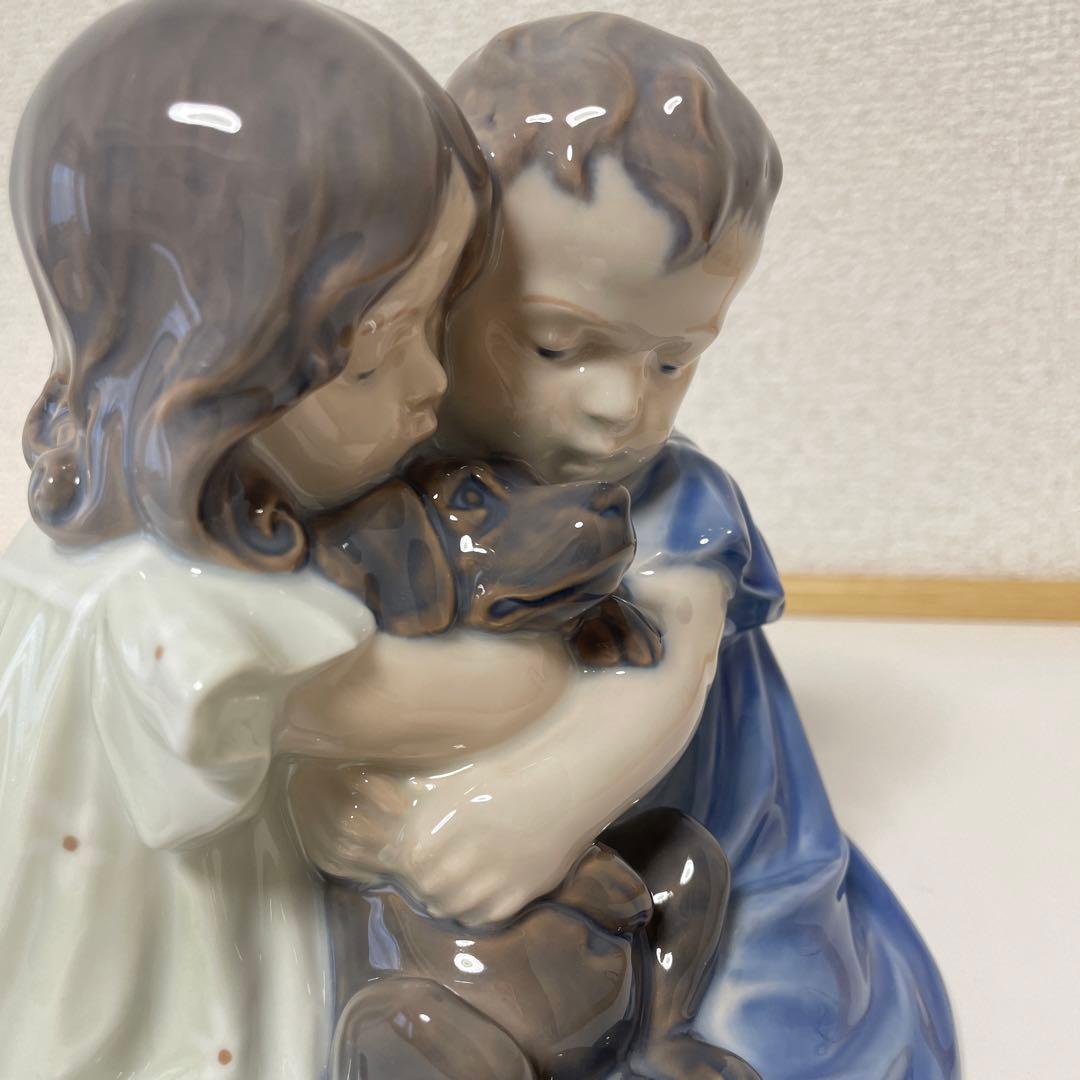 ＊Children with puppy＊高さ１５cm・ Copen・