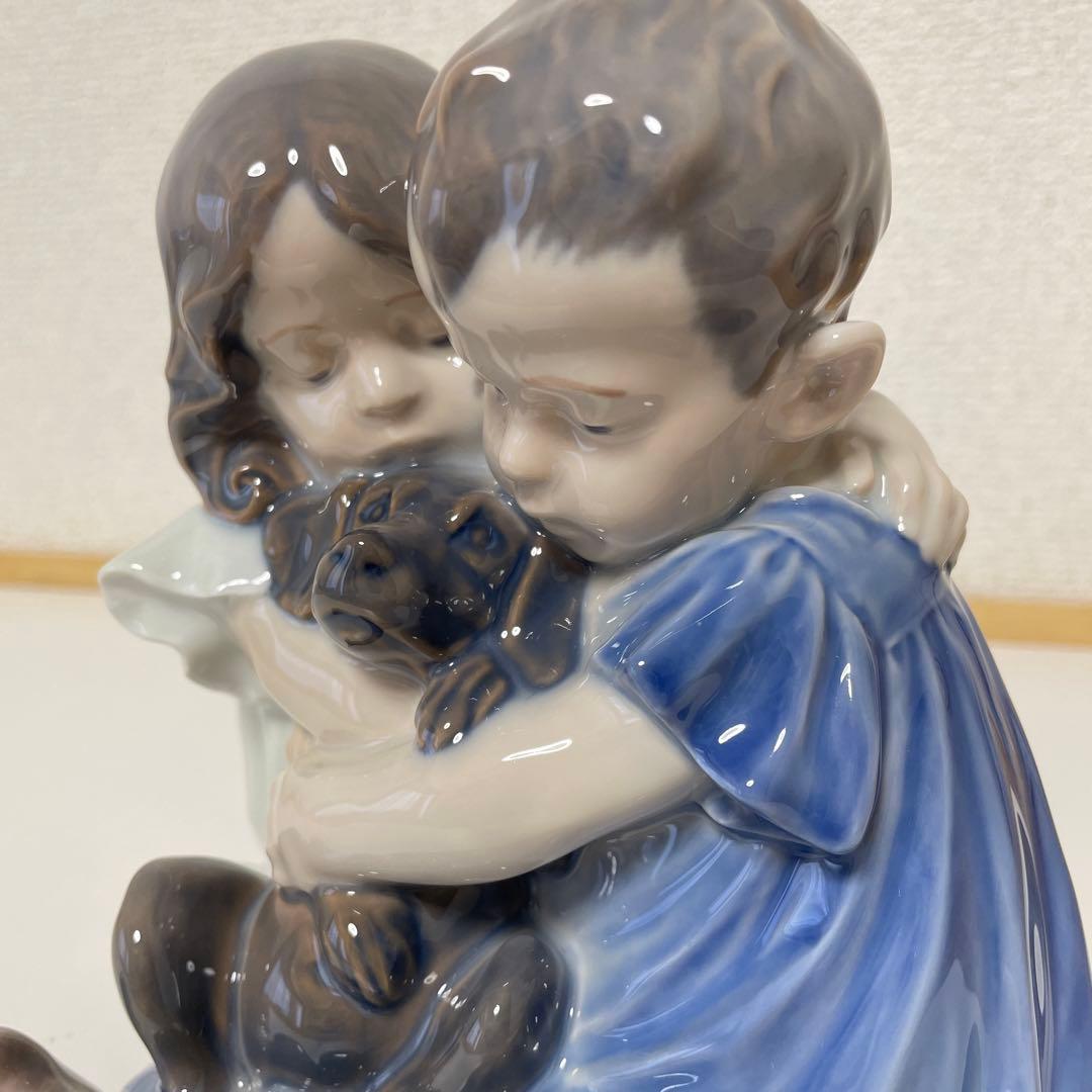 ＊Children with puppy＊高さ１５cm・ Copen・