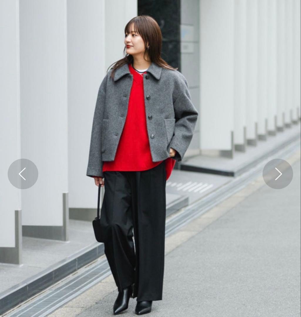 URBAN RESEARCH ウールモッサショートコート