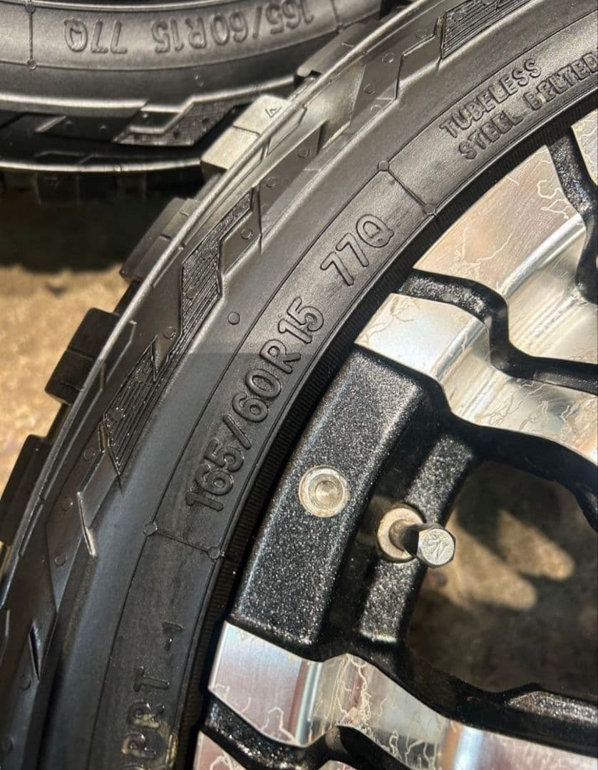 165/60R15 TOYO オープンカントリー M/T タイヤ4本セット