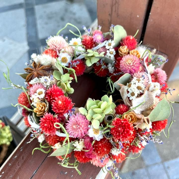 千日紅　いちご畑リース