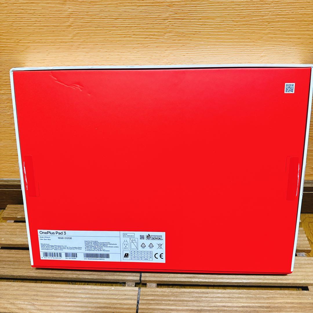 OnePlus Pad 3 本体 ガラスフィルム ケース付き512GB 16GB