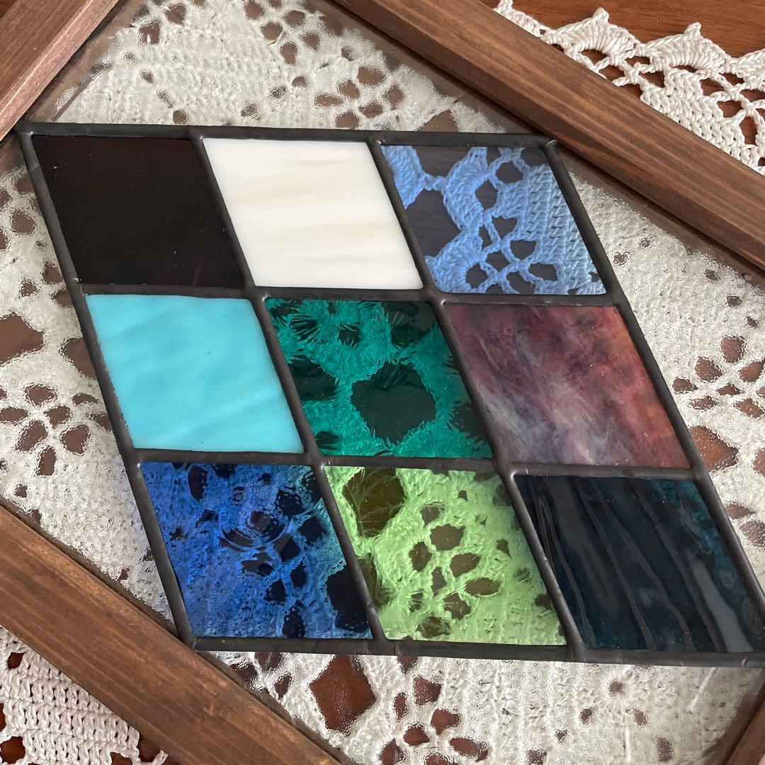 ステンドグラスパネル　アーガイル