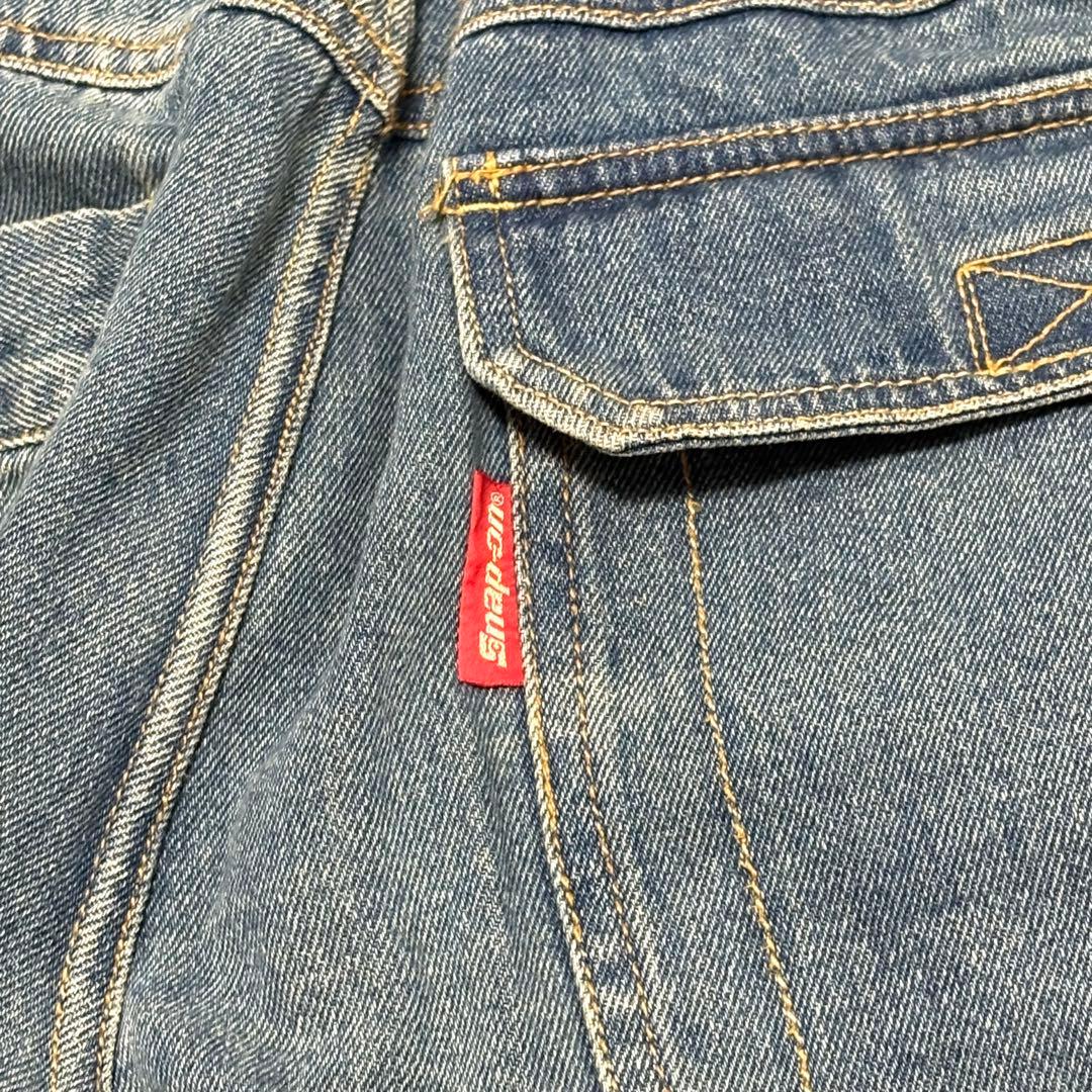 【美品/希少】スナップオン デニム ツナギ オーバーオール つなぎ M