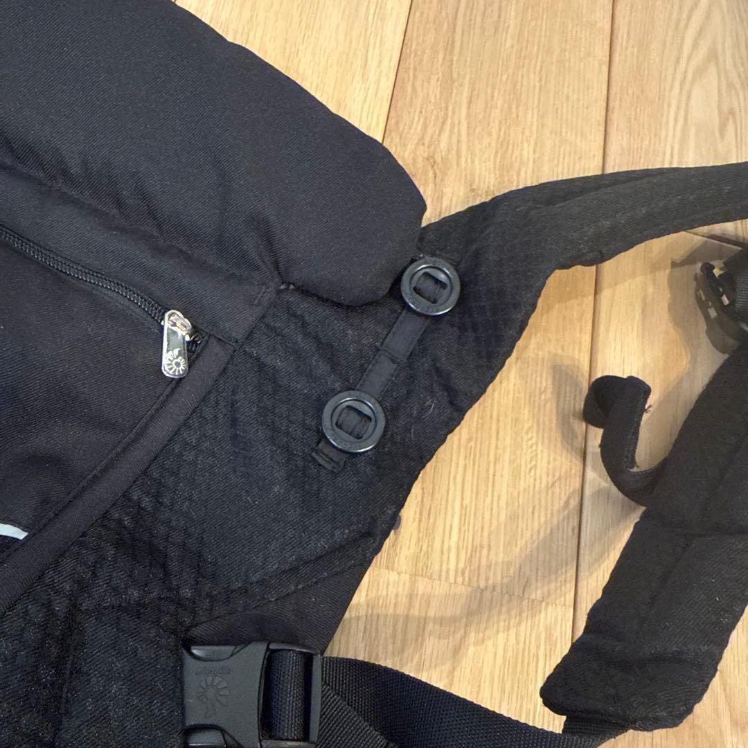 【美品】エルゴベビー アダプトソフト フレックス メッシュ ブラック 抱っこ紐