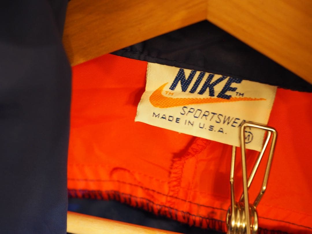 Nike ナイロンジャケット　70’s 80’s vintage オレンジタグ