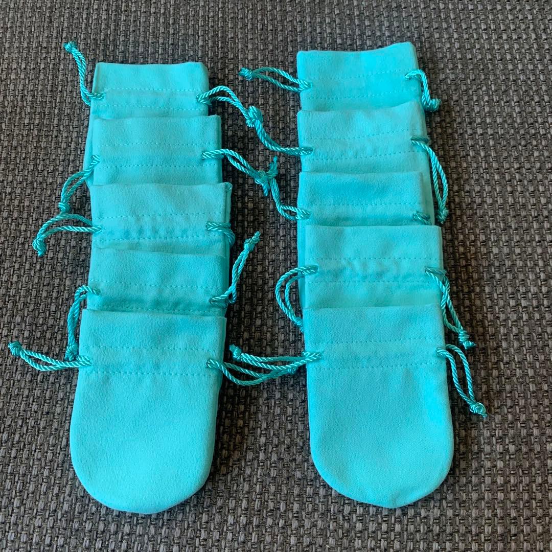 新品同様　国内現行品ティファニー巾着10枚セット