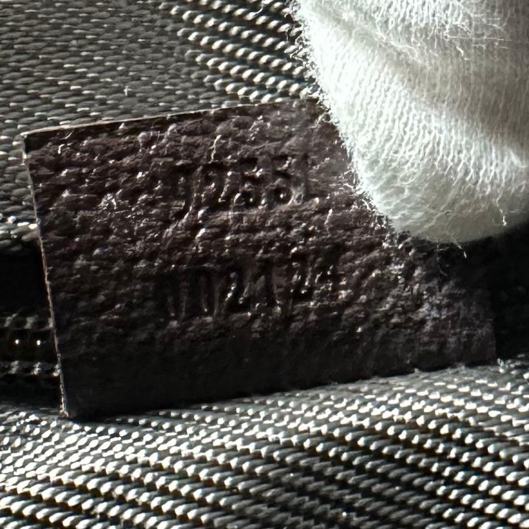 美品 グッチ キャンバス ショルダーバッグ GG柄 ロゴ型押し ファスナー 茶