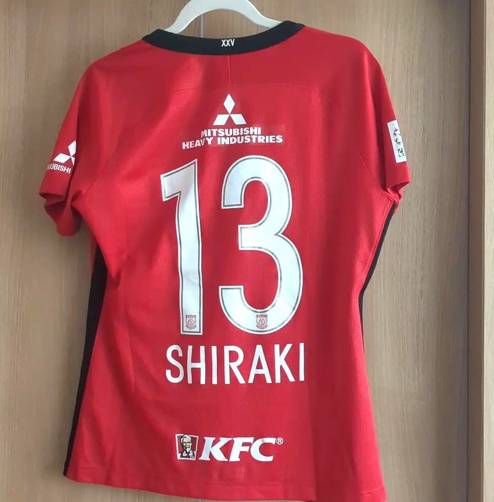 ナイキ　浦和レッズレディース　ユニフォーム　白木　なでしこ　北海道