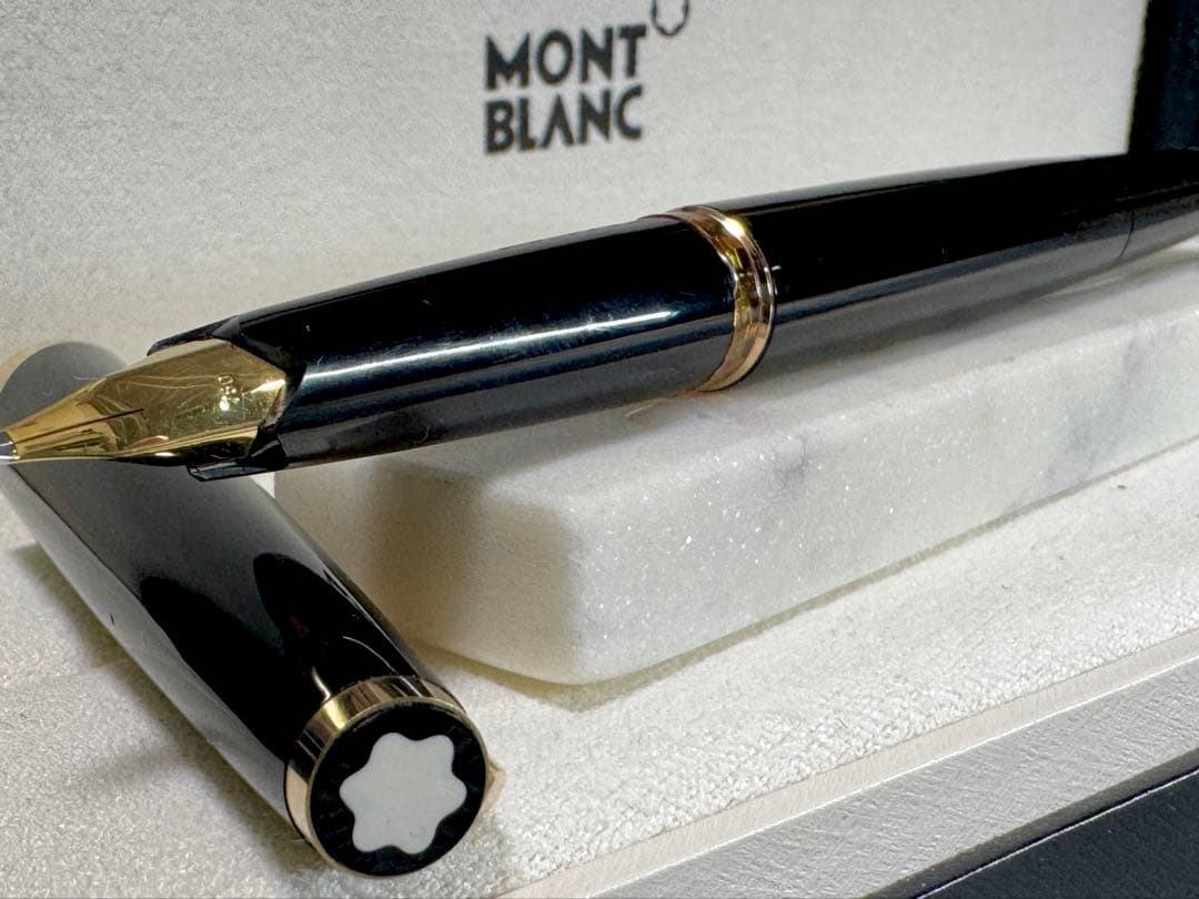 【極美品】モンブラン NO 121 万年筆 ペン先18K ブラック 太字