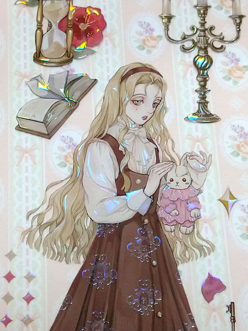 J1042＃邦尼(贝壳光)说出来愿望吧切り売り海外人物マステ女の子