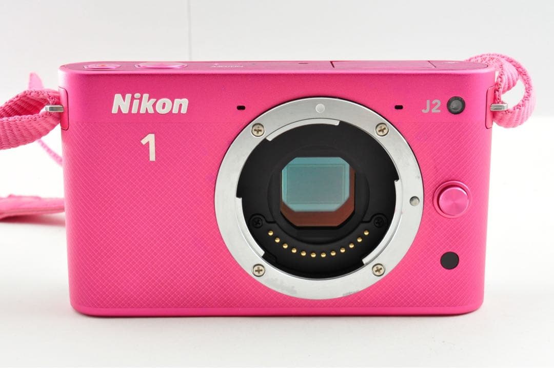 【ショット数4066回 / 美品】 Nikon 1 J2 ピンク ミラーレス