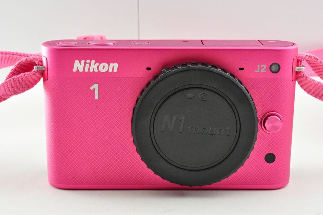 【ショット数4066回 / 美品】 Nikon 1 J2 ピンク ミラーレス
