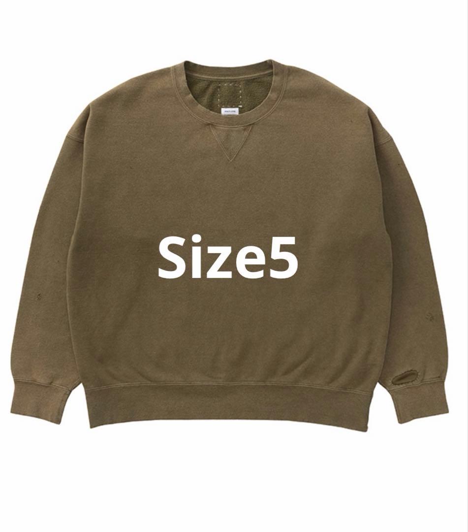 トップス visvim 25aw JUMBO SB SWEAT L/S CRASH 5