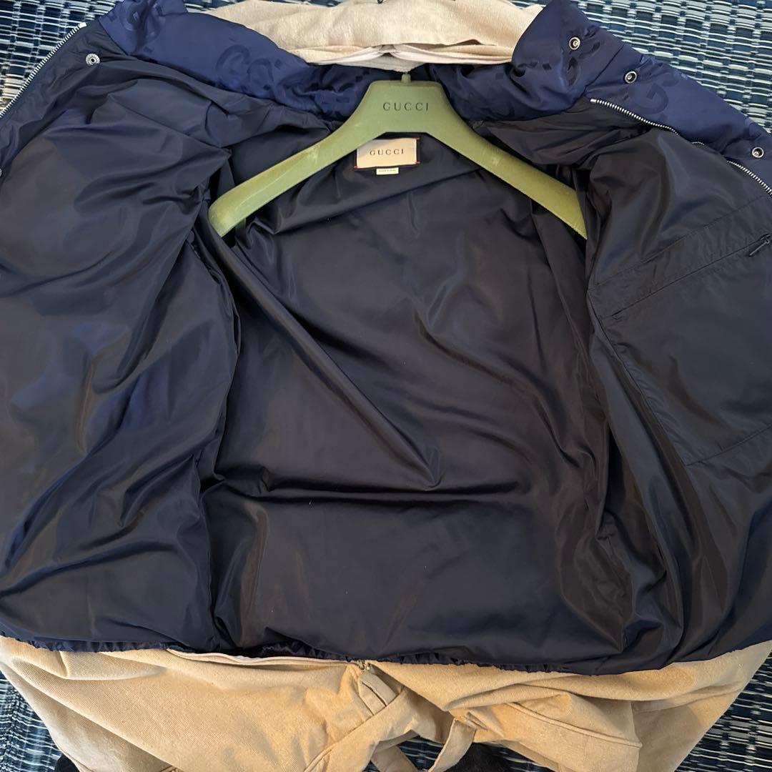 GUCCIジャンボGGキャンバス ダウンジャケット　期間限定値下げ