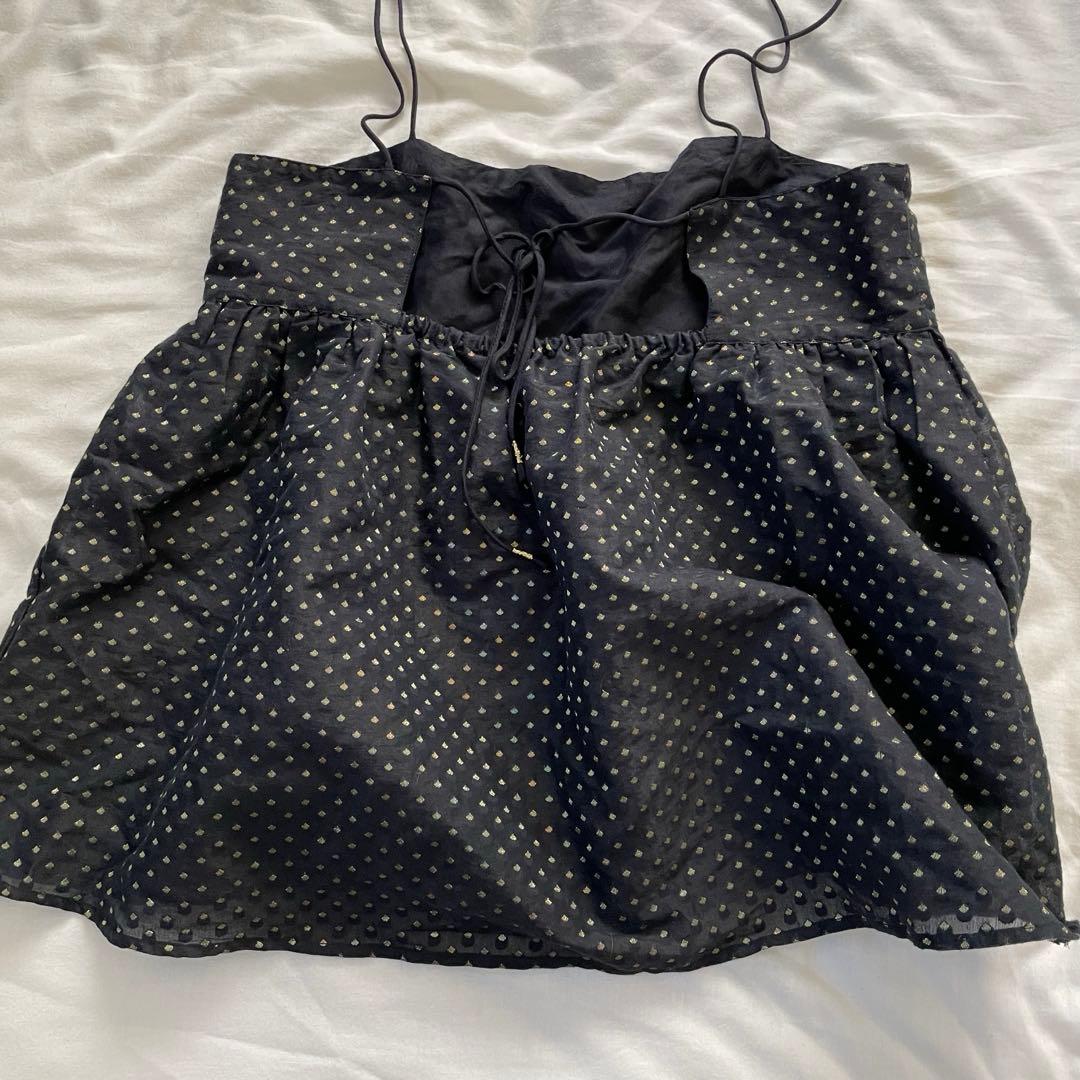 ヌキテパ×TOMORROWLAND ラメジャカードキャミソール