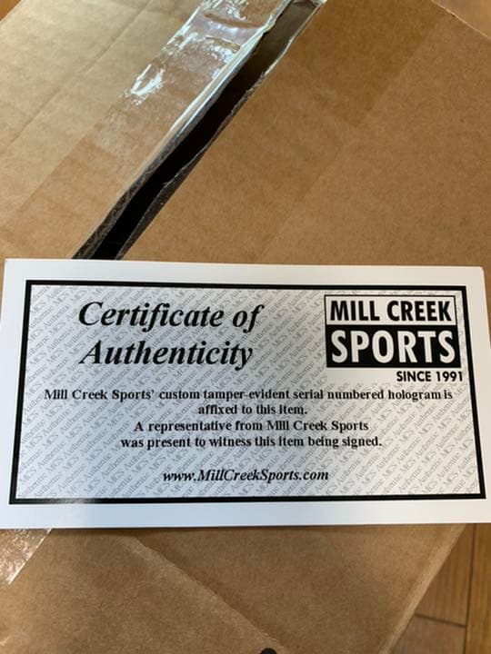 本人直筆サイン！【シアトル・マリナーズ】カノー選手ヘルメット証明書付き！