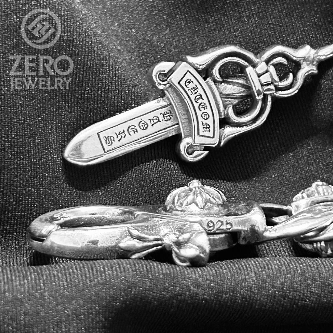 【⭐️即日発送⭐️925刻印】ダガー　キーリング キーホルダー