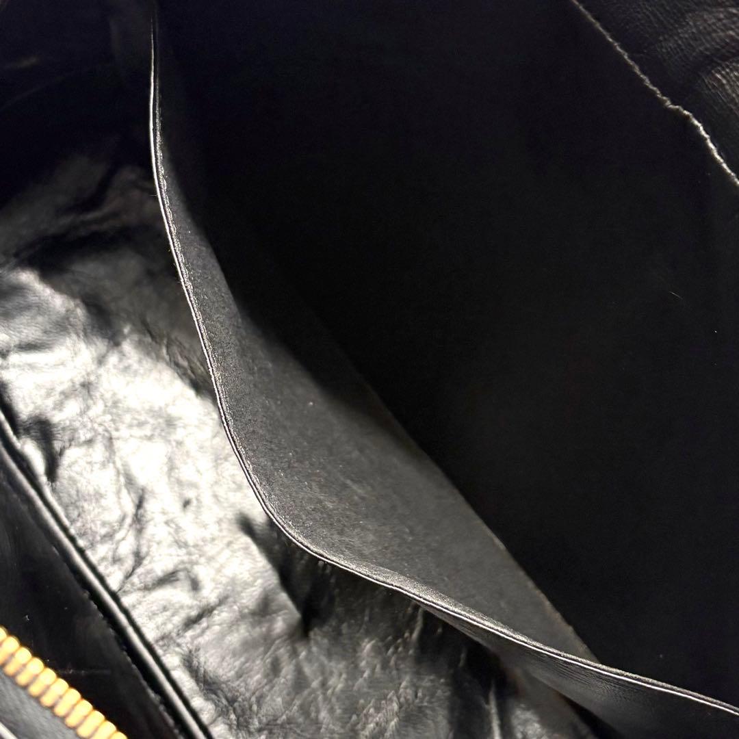 美品✨ヴェルサーチ ハンドバッグ メデューサ レザー ゴールド金具 ブラック