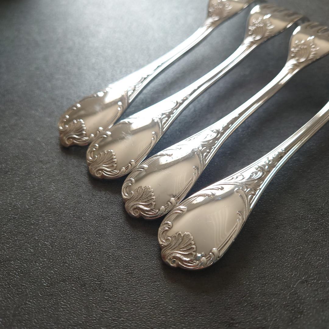 美品 希少 クリストフル マルリー デザートフォーク 4点