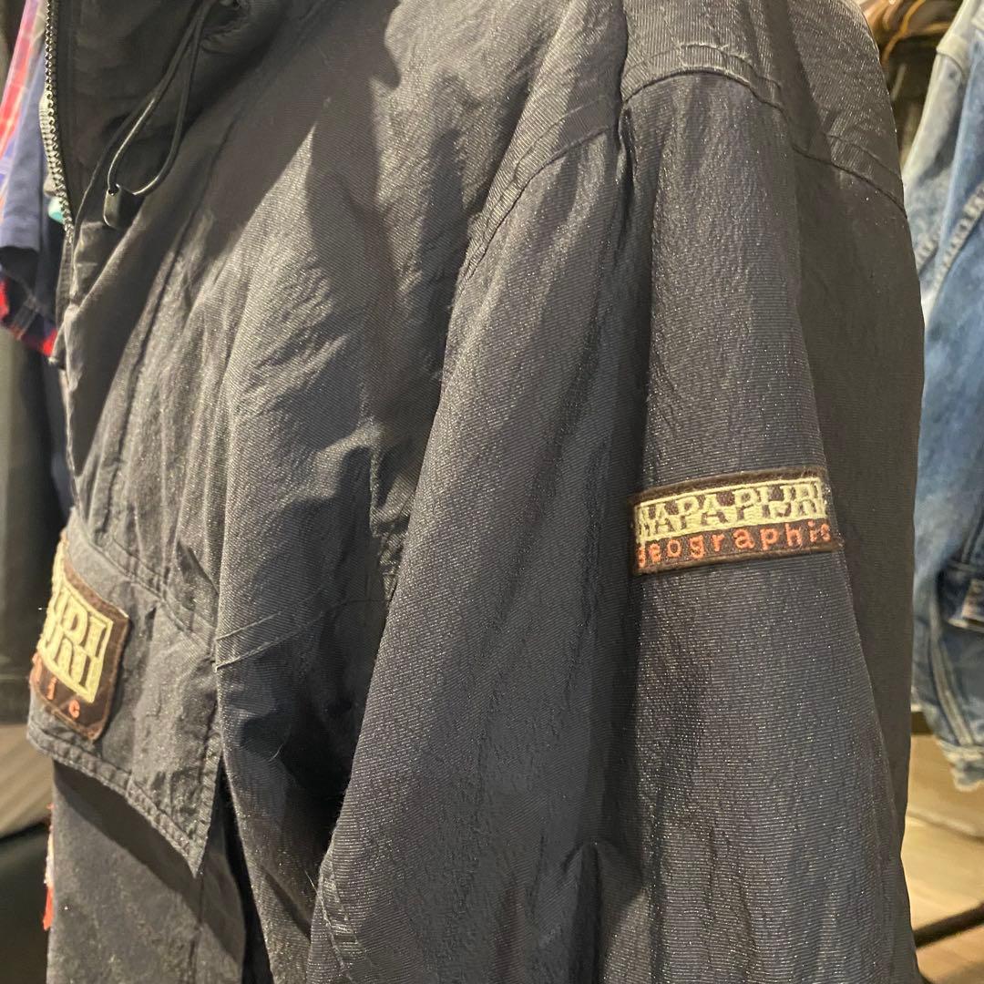 【NAPAPIJRI】マウンテンパーカー ナイロンジャケット USED感◎ XL