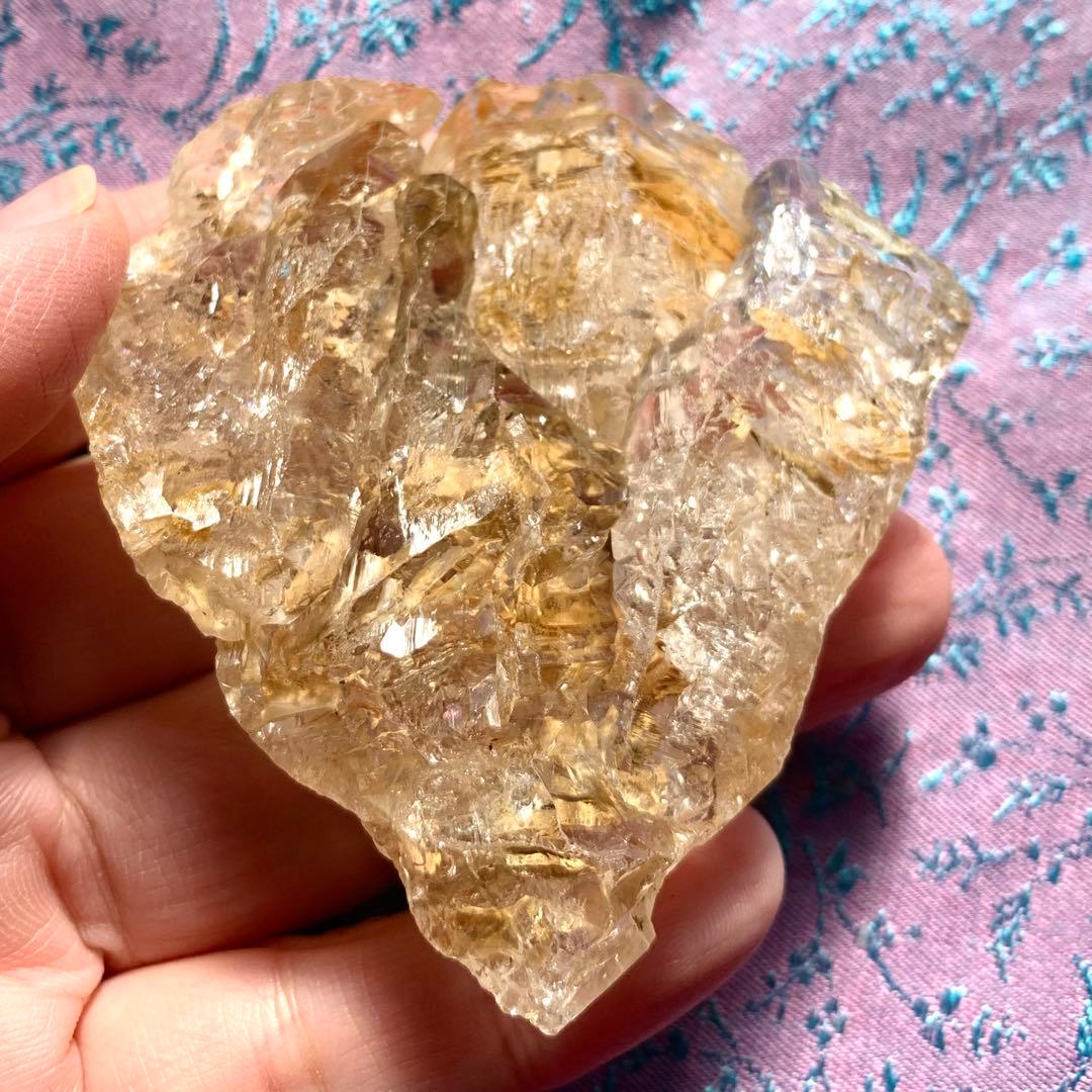 ダイヤモンド系骸骨水晶-14/スケルタルクォーツ/マルチクラスター