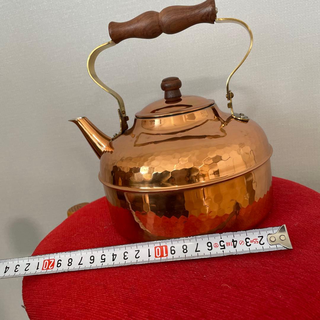 COPPER100WARE 昭和レトロ　銅製ケトル　２Ｌ