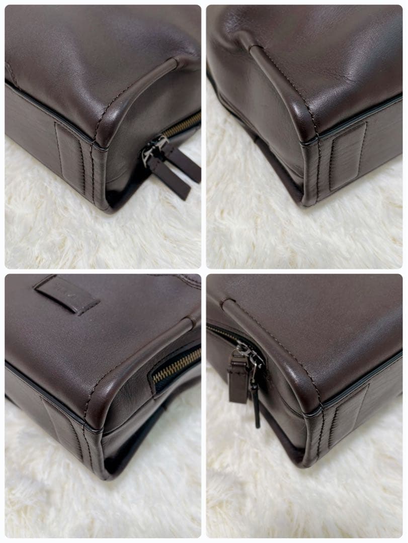 【極美品】トゥミ ビジネスバッグ ブリーフケース オールレザー 2way 2層式
