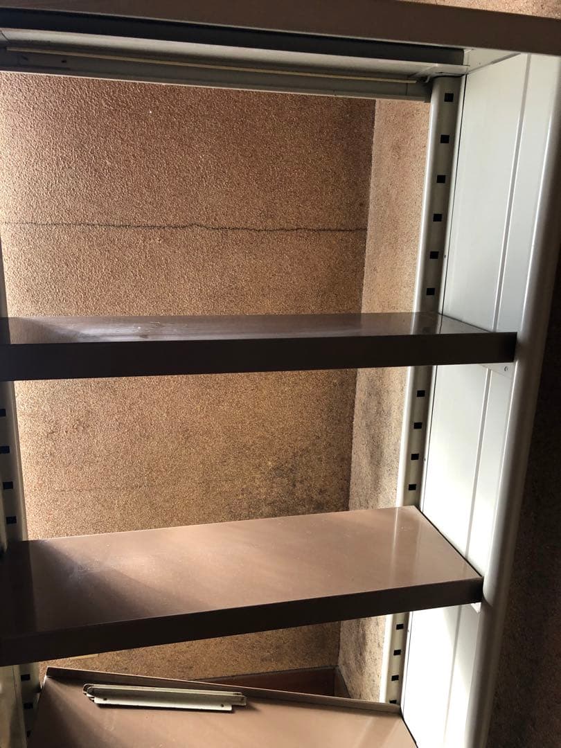 くろがね スチール製4段オープンラック 本棚 昭和レトロ