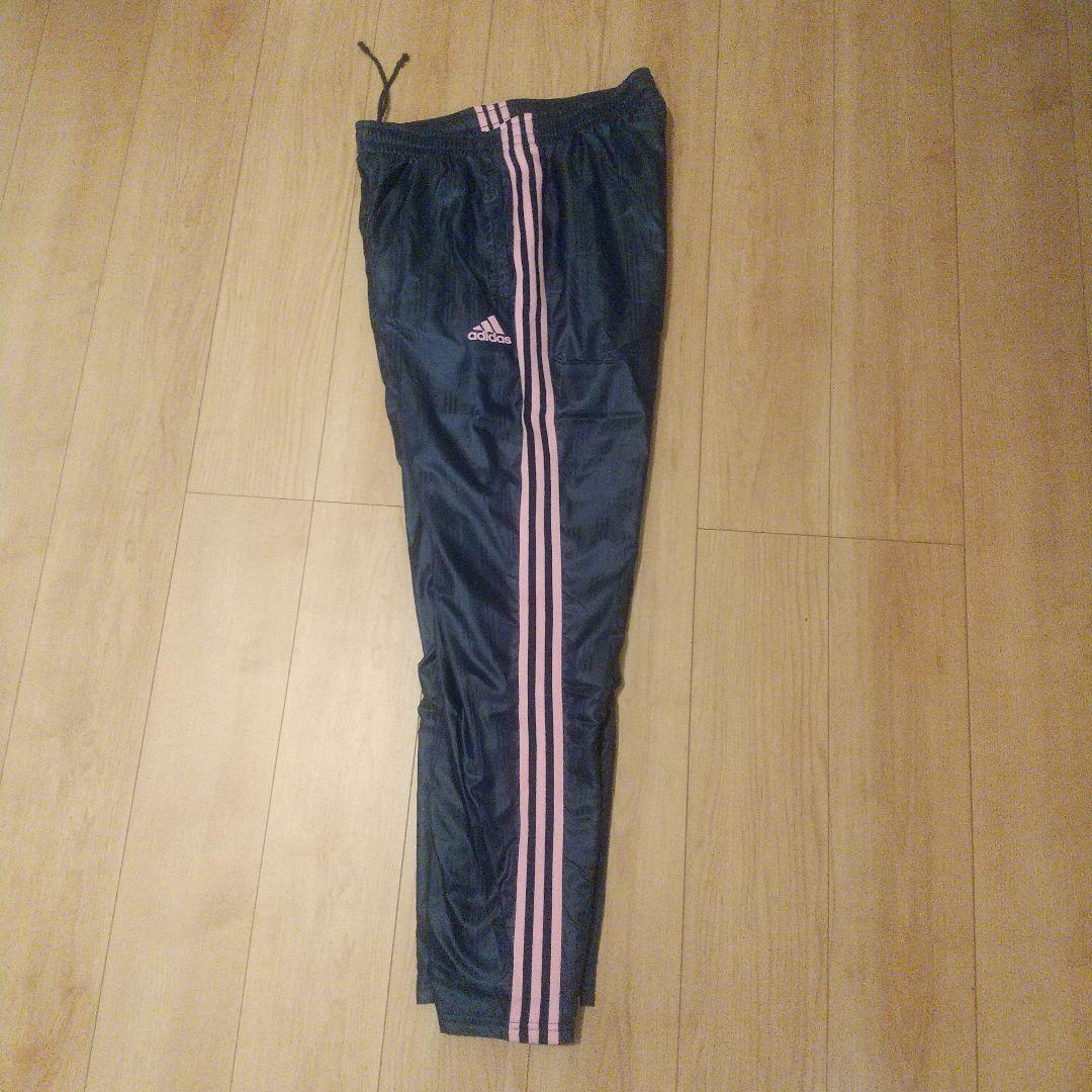 adidas クライマプルーフ ウォーマー上下 (ネイビー／ピンク)