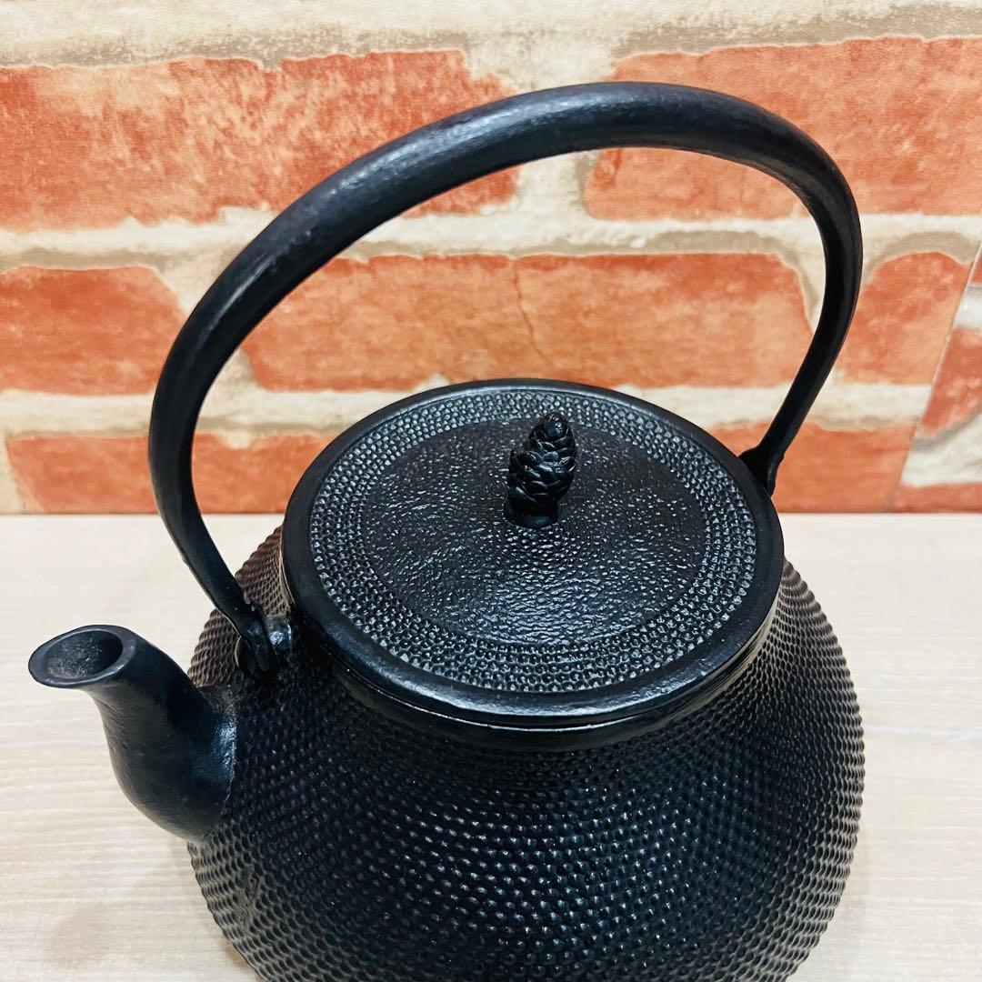 南部鉄器 やかん 鉄瓶 アラレ模様