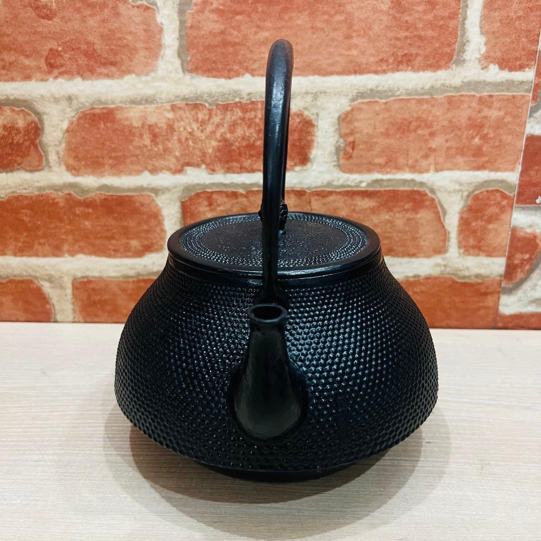 南部鉄器 やかん 鉄瓶 アラレ模様