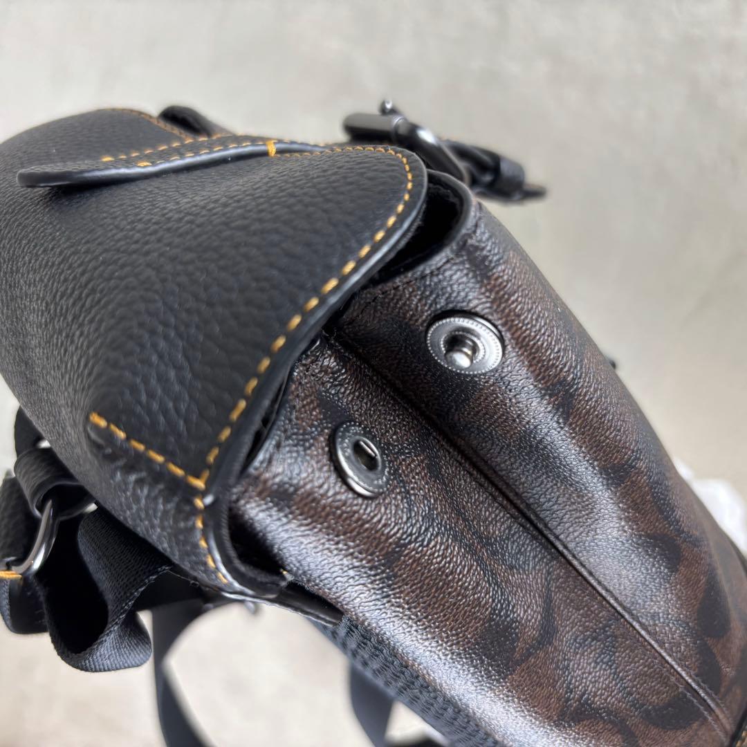 ★極美品★ COACH PVC クロスボディバッグ ハドソン シグネチャー