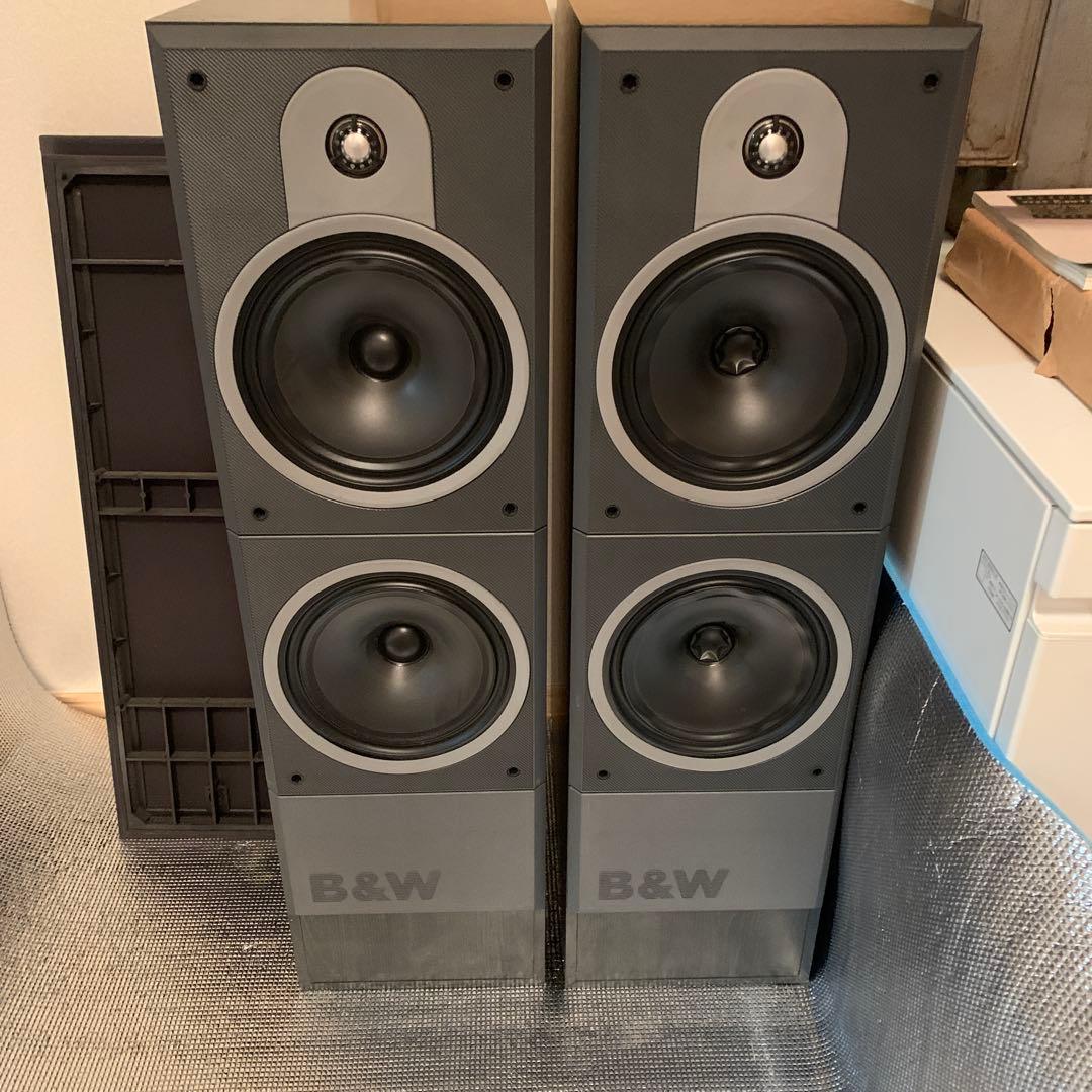 B&W スピーカー 2ウェイ グレー