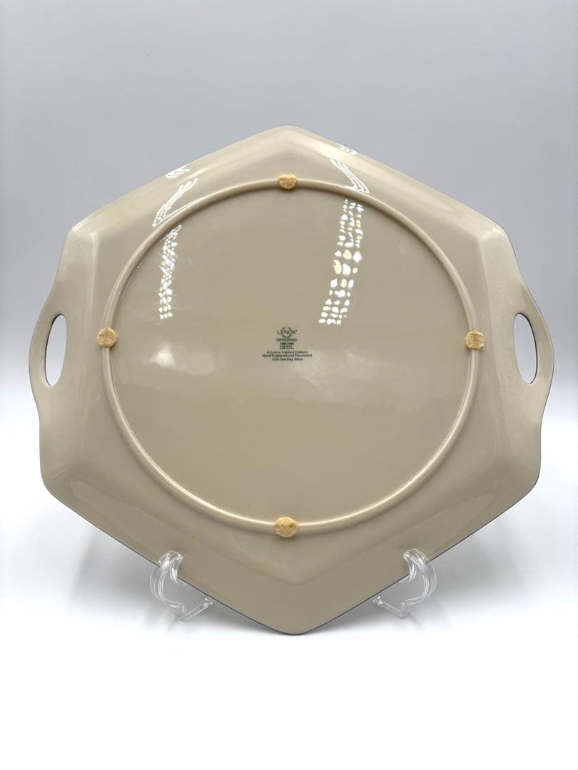 レノックス　特別限定作品スターリングシルバー銀彩100周年記念コレクショントレイ