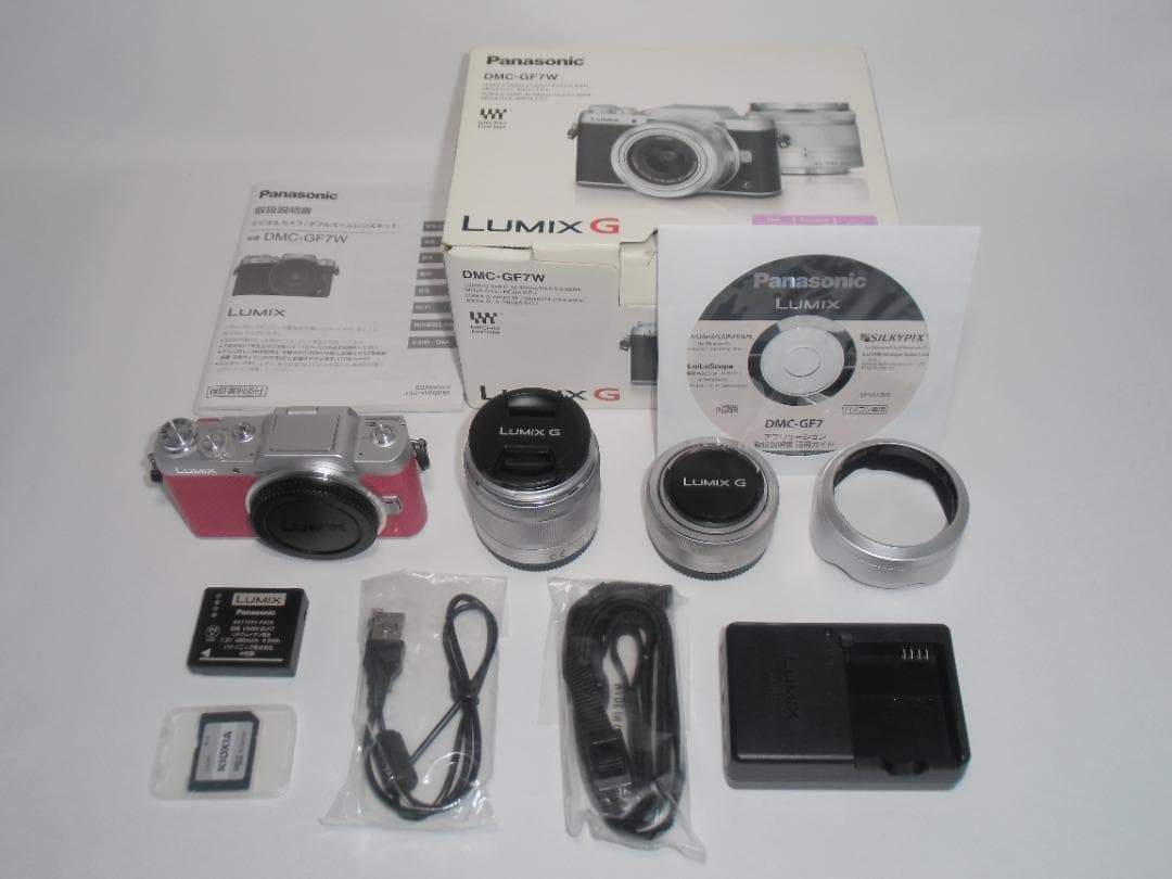 パナソニック LUMIX G DMC-GF7W ダブルズームレンズ　B049