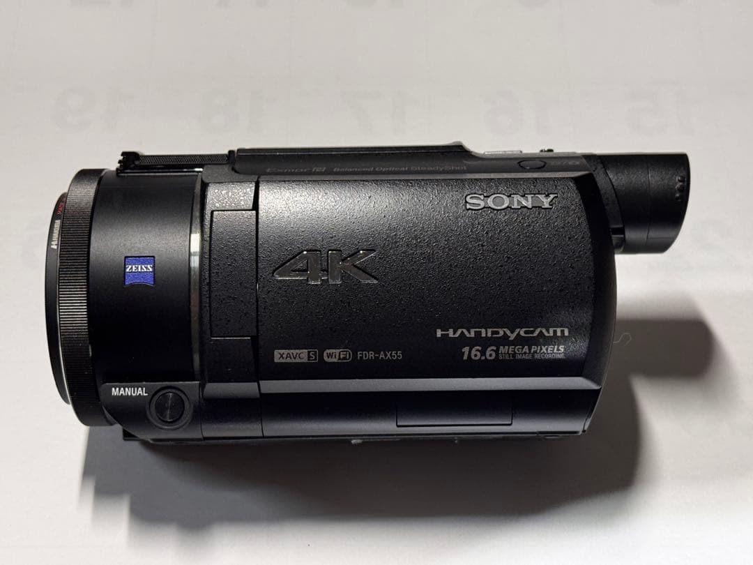 SONY 4K ビデオFDR-AX55 予備バッテリー、アクセサリー付き