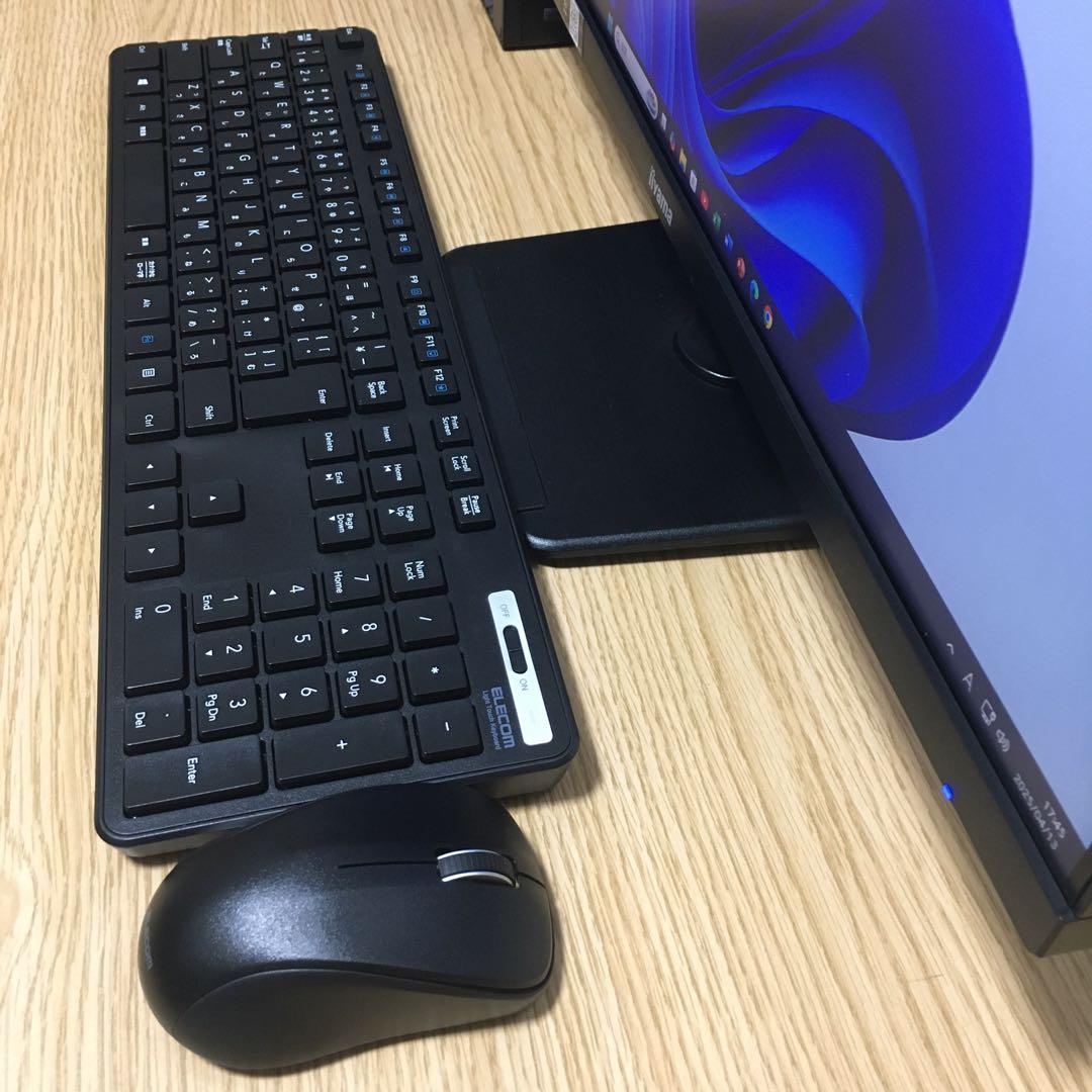 DELL Win11 i5 8G 強力デスクトップ 23.8'モニター 取説