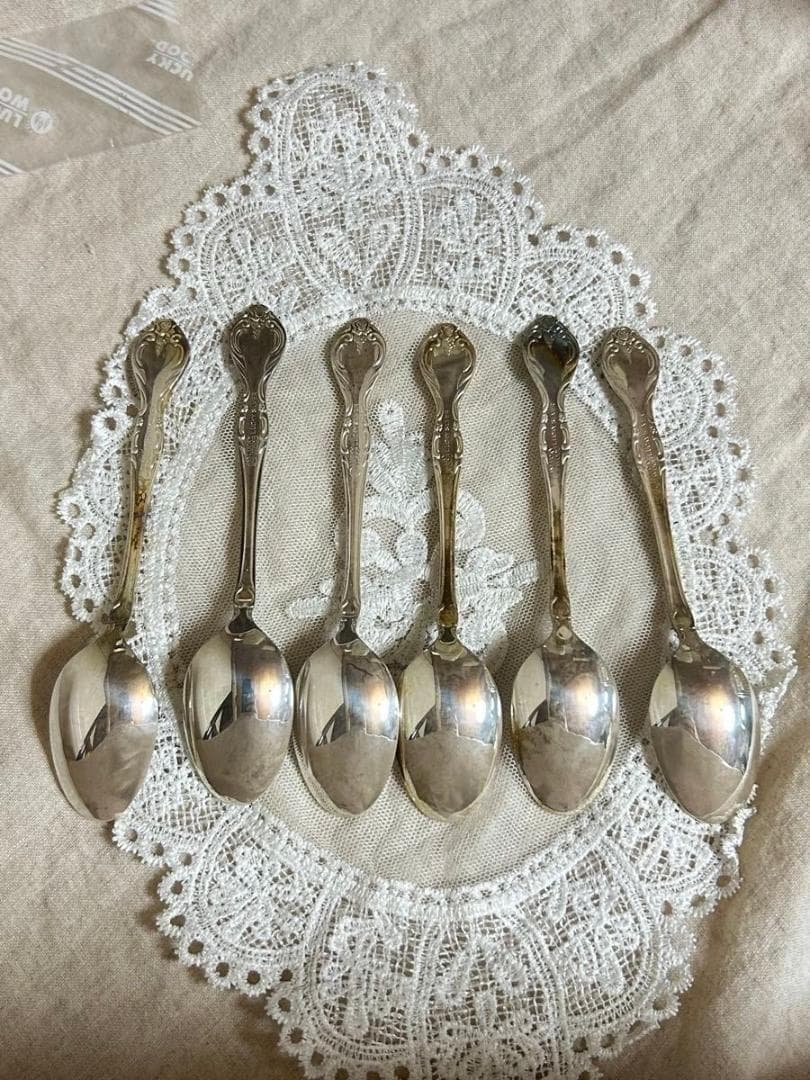 新年セール！ラッキーウッド　ラッキーシルバー　スプーン 6本セット カトラリー