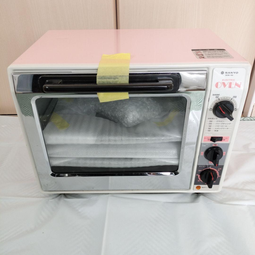 SANYO 電子オーブン　SOB-155　ピンク　/　レトロ　発酵　ヨーグルト