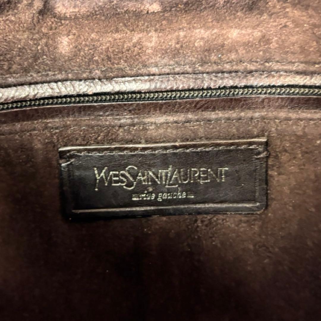 専用イヴサンローラン　モンバサ　ワンショルダーバッグ　レザー　茶色　y2k