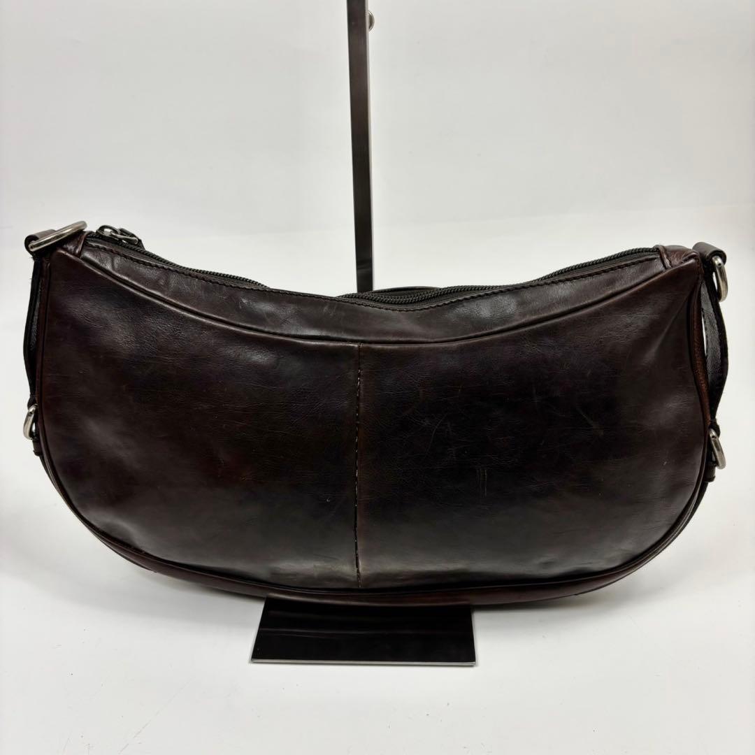 専用イヴサンローラン　モンバサ　ワンショルダーバッグ　レザー　茶色　y2k