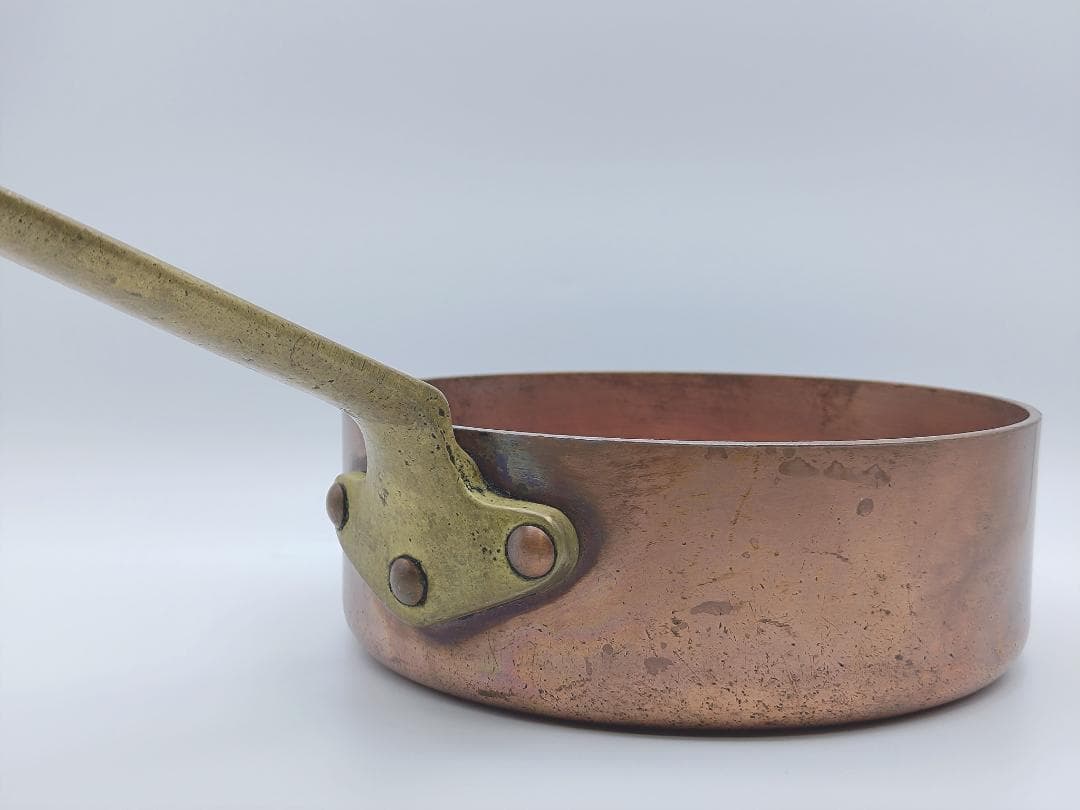 フランスSIN社　銅製片手鍋　18cm